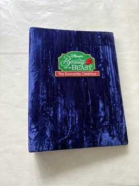 Disney Beauty and the Beast The Enchanted Christmas Velvet photo Album
